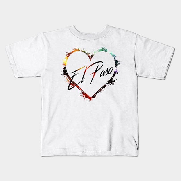 I Love El Paso Kids T-Shirt by StupidHead